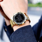 Women Rose Gold Digital Watch