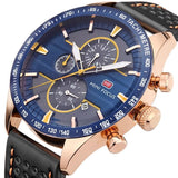 Leather Strap Wristwatch