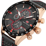 Leather Strap Wristwatch
