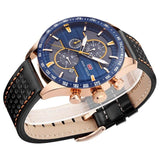 Leather Strap Wristwatch