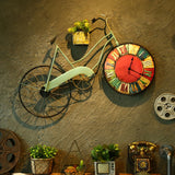 Retro Bike Wall Clock