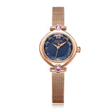 Blue Rose Gold Fashion Watch