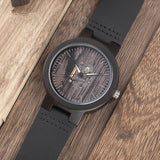 Wooden Engraving Casual Watch