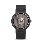 Wooden Engraving Casual Watch