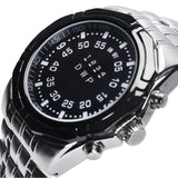 Stainless Steel Digital Wristwatch