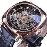 Genuine Leather Mechanical Watch