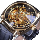 Genuine Leather Mechanical Watch