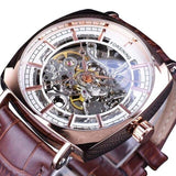 Genuine Leather Mechanical Watch